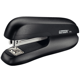 Rapid Grapadora F6 Plástico ABS Negro Capacidad 20 Hojas Usa Grapas 24/6 y 26/6