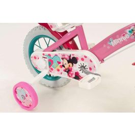 Toimsa 12613 Bicicleta Infantil Minnie Mouse Disney Huffy Rueda 12 pulgadas Oficial Licenciada para Niños y Niñas +3 Años