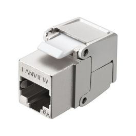 Lanview Keystone Jack apantallado Cat6a con tapa abatible para paneles de parcheo y cableado de datos Precio: 5.79000004. SKU: B15NYNC6ZQ