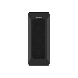 Genesis Irid 505F Caja Gaming Midi Tower ATX/Micro-ATX/Mini-ITX con 5 Ventiladores Preinstalados, Panel Lateral Cristal Templado Negro