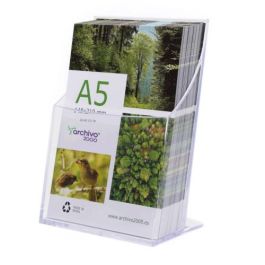 Archivo 2000 Portafolletos Sobremesa Premium Espesor 3 mm Din A5 Vertical 95x160x210 mm Precio: 4.88999962. SKU: B1GX5Q5BLH