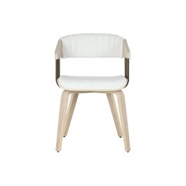 Silla Scandi DKD Home Decor Blanco 55 x 76.5 x 51 cm