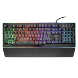 TECLADO TRUST GAMING GXT 860 THURA SEMI-MECHANICAL - 9 MODOS COLOR BRILLO AJUSTABLE - 12 TECLAS MULTIMEDIA - PLACA SUPERIOR METALICA - CABLE USB 170CM