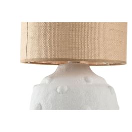 Lampara Sobremesa Mediterraneo DKD Home Decor Blanco Marron 30 x 48 x 30 cm