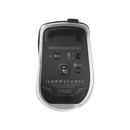 3Dconnexion 3DX-700118 CadMouse Compact Wireless Ratón Óptico RF Wireless, Bluetooth, USB Type-C
