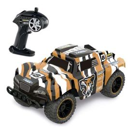 Coche radio control tiger+ con gran capaciad de giro escala 1:18 bateria 2.4 ghz