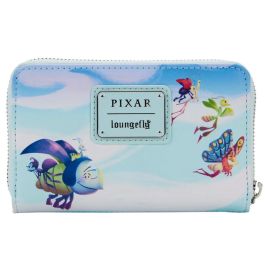 Loungefly Cartera Bichos Billetera Piel Vegana con Cremallera 15x9cm Ranuras Tarjetas, ID Troquelado, Apliques y Bordados