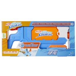 Nerf Super Soaker SOA Flip Fill Pistola de Agua, 4 Estilos de Rociado, Lanzador Juguete 21,5x45 cm Niños +6 Años