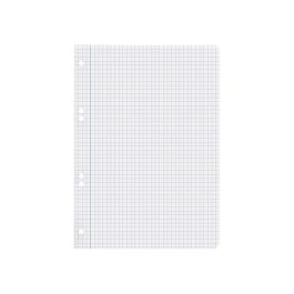 Recambio Liderpapel Cuarto 100 Hojas 60 gr-M2 Cuadro 6 mm Con Margen 6 Taladros