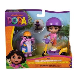 Spin Master 6073671 Pack Figuras Dora la Exploradora y Tico con Patinete Articuladas, +3 años