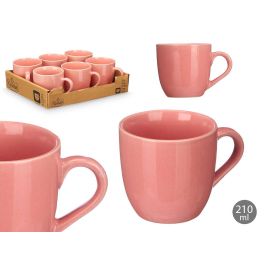 Taza Cafe Con Leche Rosa Palo 210 Ml Vessia 11X8CM (24 Unidades) Precio: 21.90000054. SKU: B1C4CKKTKA