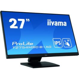 Iiyama Monitor Táctil 27" Full HD IPS T2754MSC-B1AG, Pantalla Táctil Capacitiva, 1920x1080, Altavoces, HDMI, VGA, USB 3.0, Ajuste de Altura