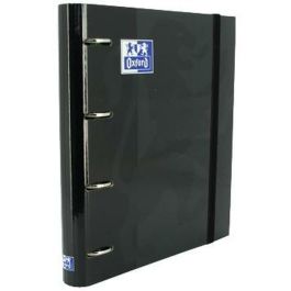 Carpeta de anillas Oxford EuropeanBinder Negro A4+ (4 Unidades)