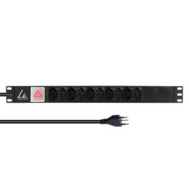 Lanview Regleta de Alimentación para Rack 19" con 10 Enchufes Tipo J Suizo, Cable 2m y Enchufe Suizo Precio: 34.78999986. SKU: B1JDVD6AE7