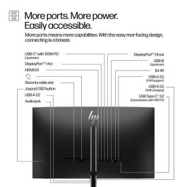 HP 527pm Monitor de Conferencias 27 pulgadas QHD USB-C