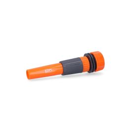 Edm Lanza de riego regulable con abrazadera 5/8" - 3/4" Polipropileno Gris/Naranja