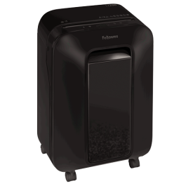 Fellowes 5502201 Destructora LX-200 Minicorte Negra, Trituración 4x12mm, 12 Hojas, 22L