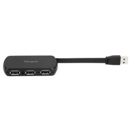 Targus ACH114EU Hub USB 2.0 de 4 Puertos 480 Mbps Negro