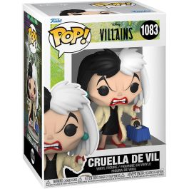 Funko Pop Disney Villanos Cruella de Vil - 101 Dálmatas - Figura de Vinilo de 9 cm Funko Pop Disney Villanos Cruella de Vil - 101 Dálmatas - Figura de Vinilo de 9 cm