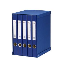 Pardo Módulo Archivador 5 Compartimentos Folio 2 Anillas 25 mm Azul Cartón 350x230x300 mm Precio: 44.79000009. SKU: B13KB2MX4A
