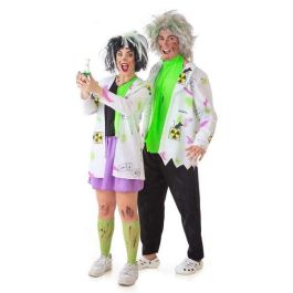 Creaciones Llopis Disfraz de Científica Loca para Adulto Talla L - Conjunto con Falda, Chaqueta y Chaleco Creaciones Llopis Disfraz de Científica Loca para Adulto Talla L - Conjunto con Falda, Chaqueta y Chaleco
