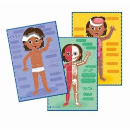 Montessori - Clementoni - El Cuerpo Humano - Juego educativo para aprender cómo está hecho el cuerpo por dentro y por fuera - D