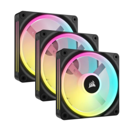 Corsair CO-9051002-WW Ventilador 12 cm Negro, Blanco, 3 Piezas, LED Multi, PWM, 480-2400 RPM, 63.1 CFM Precio: 160.49999988. SKU: B1DZZ5CA34