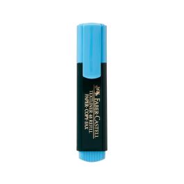 Rotulador Faber Fluorescente 48-51 Azul 10 unidades