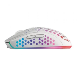 MARS GAMING MMW3 Ratón Inalámbrico Gaming 3200 DPI Blanco RGB Flow