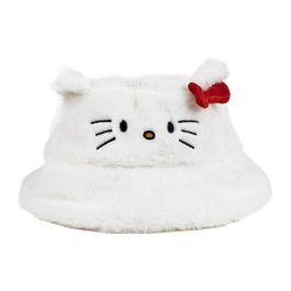 CERDÁ Gorro Pescador de Pelo Hello Kitty para Adulto 100% Poliéster
