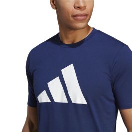Camiseta de Manga Corta Hombre Adidas Training Essentials Feel Ready Azul oscuro 5-6 Años