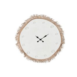 DKD Home Decor Reloj de Pared Scandi Grande Blanco Natural MDF Fibra 85x85 cm Precio: 94.50000054. SKU: B125929YDV