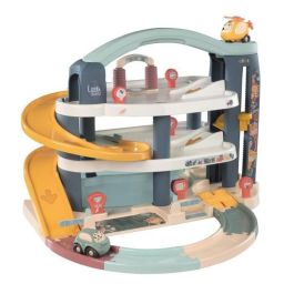 Little Smoby Gran Garaje de Juguete de 3 Pisos con Mega Rampa, Ascensor, Escotilla Secreta y Zona de Reparación para Niños Little Smoby Gran Garaje de Juguete de 3 Pisos con Mega Rampa, Ascensor, Escotilla Secreta y Zona de Reparación para Niños