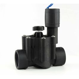 Aqua Control Electroválvula de regulación de caudal de agua 1" en polietileno para riego enterrado, 24V