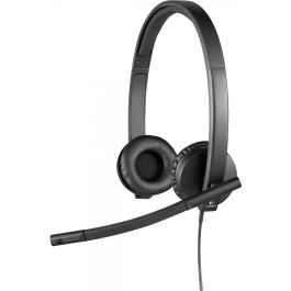 Logitech Auricular Binaural Estéreo con Micrófono USB H570E - Comodidad y Claridad en Llamadas