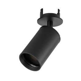 Spot Empotrable GU10 Negro Orientable Sin Bombilla - Luminaria de Techo Versátil para Ambiente o Luz Auxiliar Interior LUM-RGU10-B