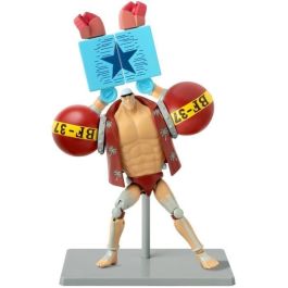 Bandai Figura de Acción Anime Heroes One Piece Franky 17 cm con Manos Extra para Coleccionistas Bandai Figura de Acción Anime Heroes One Piece Franky 17 cm con Manos Extra para Coleccionistas