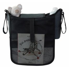 Tineo Organizador de cochecito Nomad, Universal, Bolsillos Múltiples para Bebé y Padres, Accesorios de Paseo