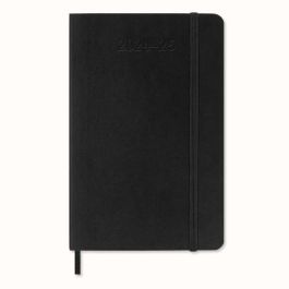 Agenda 18 Meses 2024-2025 Semanal P (9 X 14 Cm) Negra Tapa Blanda Moleskine DSB18WN2Y25