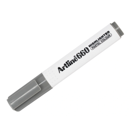 Artline EK-660 Rotulador Fluorescente Gris Pastel Punta Biselada Trazo 1-5mm