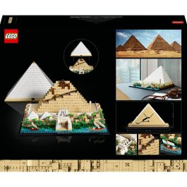 LEGO Architecture Gran Pirámide de Guiza 21058 Juego de Construcción LEGO 1476 Piezas Multicolor Plástico para Niños y Adultos