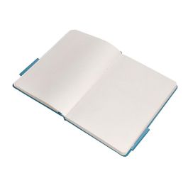 Cuaderno Con Gomilla Antartik Notes Tapa Dura A5 Hojas Puntos Azul Claro 100 Hojas 80 gr Fsc