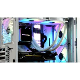 Enermax UCHF12PARGB-W-BP3 Ventilador de Caja 120mm HF120 ARGB Blanco, Silencioso (14-27dB), 1600 RPM, Pack 3