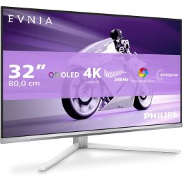 Philips Evnia 32M2N8900 Monitor Gaming 31.5" 4K UHD QD-OLED 240Hz 0.03ms G-SYNC Altura Regulable Blanco