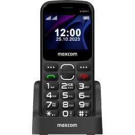 MAXCOM Teléfono Móvil 4G Senior con Base de Carga