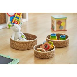 Privilege Set 3 Cestas Mimbre Redondas Ø26 cm, 20 cm, 17 cm (4 Cajas)