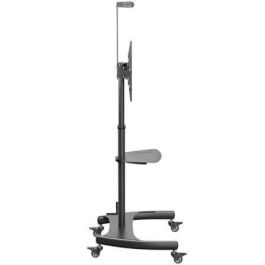 AISENS SOPORTE DE SUELO ECO CON RUEDAS Y MANIVELA, BANDEJA PARA DVD Y SOPORTE DE CAMARA PARA MONITOR/TV 50KG DE 37-70, NEGRO AISENS SOPORTE DE SUELO ECO CON RUEDAS Y MANIVELA, BANDEJA PARA DVD Y SOPORTE DE CAMARA PARA MONITOR/TV 50KG DE 37-70, NEGRO