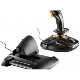 Thrustmaster T-16000M FCS Hotas Joystick para PC y MAC, Negro/Naranja, 2960778 - Palanca de mando con tecnología H.E.A.R.T, 30 botones, 9 ejes