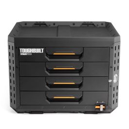 Toughbuilt Maletín Stacktech 4 Cajones Cierre Automático Polímero Negro con Esquinas de Acero 53 x 40,5 x 39,5 cm Precio: 316.50000008. SKU: B15RKWN84H