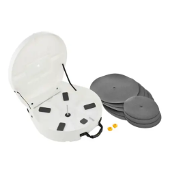 Hardcase Estuche Platillos HC-S22W hasta 22" Blanco